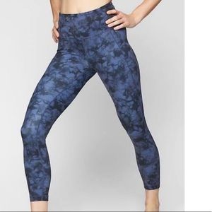 Athleta Salutation 7/8 Tight • Sz XS • Stormy Sky